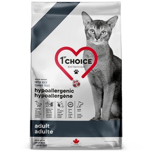 1st Choice Adult Hypoallergenic сухий дієтичний беззерновий корм для котів 1,8 кг