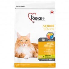 1st Choice Senior Mature Less Aktiv сухий корм для літніх або малоактивних котів 2,72 кг