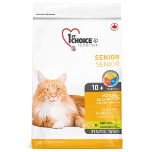 1st Choice Senior Mature Less Aktiv сухий корм для літніх або малоактивних котів 5,44 кг 1st Choice Senior Mature Less Aktiv сухий корм для літніх або малоактивних котів 5,44 кг