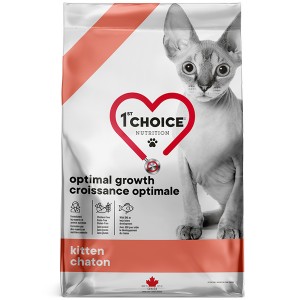 1st Choice Kitten Optimal Growth сухий корм для кошенят, з рибою 0,32 кг 1st Choice Kitten Optimal Growth сухий корм для кошенят, з рибою 0,32 кг