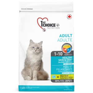 1st Choice Adult Healthy Skin&Coat сухий корм для котів 10 кг 1st Choice Adult Healthy Skin&Coat сухий корм для котів 10 кг
