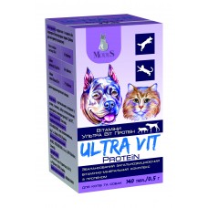Modes Ultra Vit Protein Вітаміни для котів та собак з протеїном, 140 таблеток