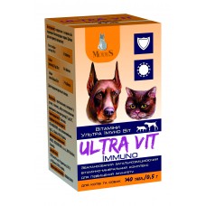 Modes Ultra Immuno Vit Вітаміни для підвищення імунітету для собак та котів, 140 таблеток