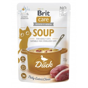 Суп для котів Brit Care Soup with Duck з качкою, 75 г Суп для котів Brit Care Soup with Duck з качкою, 75 г