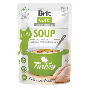 Суп для котів Brit Care Soup with Turkey з індичкою, 75 г Суп для котів Brit Care Soup with Turkey з індичкою, 75 г