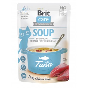 Суп для котів Brit Care Soup with Tuna з тунцем, 75 г Суп для котів Brit Care Soup with Tuna з тунцем, 75 г