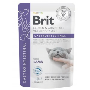 Корм вологий для котів Brit GF VetDiet Gastrointestinal з ягням, 85 г Корм вологий для котів Brit GF VetDiet Gastrointestinal з ягням, 85 г