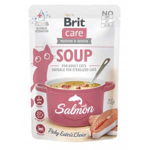 Суп для котів Brit Care Soup with Salmon з лососем, 75 г Суп для котів Brit Care Soup with Salmon з лососем, 75 г