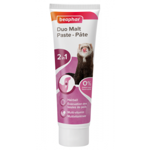 Beaphar Duo Malt Paste for Ferrets подвійна мальт-паста для тхорів 100 г Beaphar Duo Malt Paste for Ferrets подвійна мальт-паста для тхорів 100 г