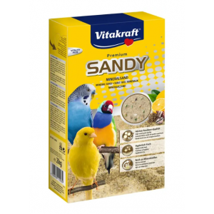 Пісок для птахів Vitakraft «Sandy Mineralsand» 2 кг Пісок для птахів Vitakraft «Sandy Mineralsand» 2 кг