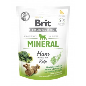 Функціональні ласощі для цуценят Brit Care Functional Snack Mineral Ham з шинкою, 150 г Функціональні ласощі для цуценят Brit Care Functional Snack Mineral Ham з шинкою, 150 г