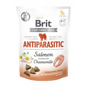 Функціональні ласощі для собак Brit Care Functional Snack Antiparasitic Salmon з лососем, 150 г Функціональні ласощі для собак Brit Care Functional Snack Antiparasitic Salmon з лососем, 150 г