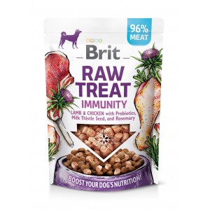 Ласощі для собак Brit Raw Treat freeze-dried Immunity для імунітету, ягня і курка, 40 г Ласощі для собак Brit Raw Treat freeze-dried Immunity для імунітету, ягня і курка, 40 г