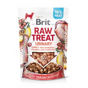 Ласощі для собак Brit Raw Treat freeze-dried Urinary для профілактики сечокам'яної хвороби, індичка, 40 г Ласощі для собак Brit Raw Treat freeze-dried Urinary для профілактики сечокам'яної хвороби, індичка, 40 г