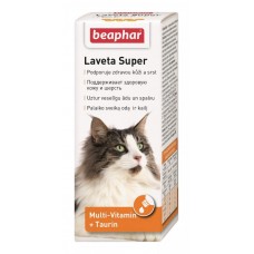 Beaphar Laveta Super від линьки, для здорової шкіри та гарної блискучої шерсті котів 50 мл Beaphar Laveta Super від линьки, для здорової шкіри та гарної блискучої шерсті котів 50 мл