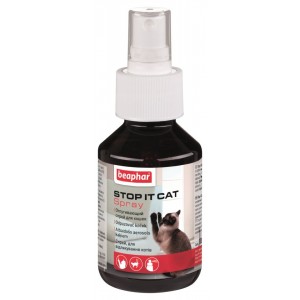 Beaphar Stop-it Cat - cпрей для відлякування котів, 100 мл Beaphar Stop-it Cat - cпрей для відлякування котів, 100 мл