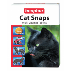 Beaphar Cat Snaps вітамінізовані ласощі з креветками, таурином та біотином 75 табл.