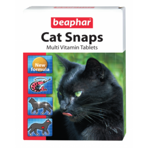 Beaphar Cat Snaps вітамінізовані ласощі з креветками, таурином та біотином 75 табл.
