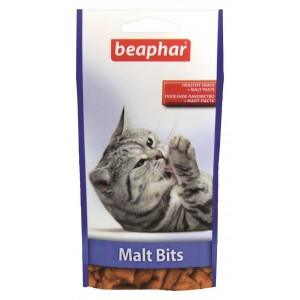 Beaphar Malt Bits смачні і корисні подушечки з мальт-пастою для котів 35 г Beaphar Malt Bits смачні і корисні подушечки з мальт-пастою для котів 35 г