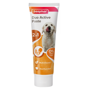 Beaphar Duo Active Pasta for Dogs подвійна мультивітамінна паста для здоров'я кишківника 100 г Beaphar Duo Active Pasta for Dogs подвійна мультивітамінна паста для здоров'я кишківника 100 г