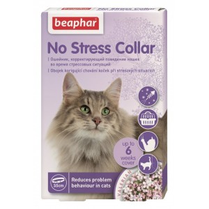 Beaphar No Stress Collar заспокійливий нашийник для зняття стресу у котів, 35 см