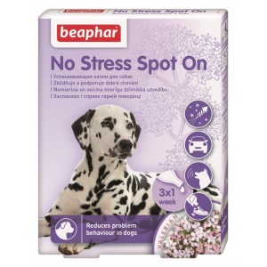 Beaphar No Stress Spot On заспокійливі краплі від стресу для собак 3 піпетки