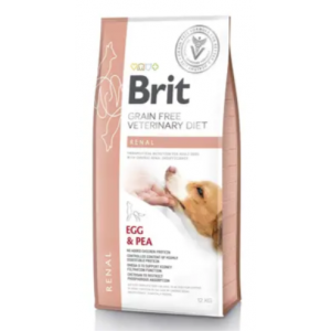 Сухий корм для собак, при захворюваннях нирок Brit GF Veterinary Diet Renal 12 кг (яйце) Сухий корм для собак, при захворюваннях нирок Brit GF Veterinary Diet Renal 12 кг (яйце)