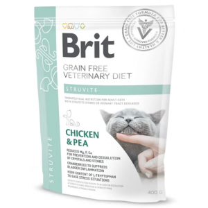 Сухий корм для кішок при захворюваннях сечовивідних шляхів Brit GF Veterinary Diet Struvite 2кг Сухий корм для кішок при захворюваннях сечовивідних шляхів Brit GF Veterinary Diet Struvite 2кг
