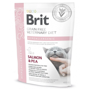 Сухий корм для кішок, при харчовій алергії Brit GF Veterinary Diet Hypoallergenic 2кг Сухий корм для кішок, при харчовій алергії Brit GF Veterinary Diet Hypoallergenic 2кг