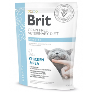 Сухий корм для кішок для зниження ваги Brit GF Veterinary Diet Obesity 400 г