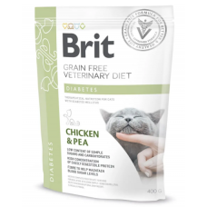 Сухий корм для кішок при цукровому діабеті Brit GF Veterinary Diet Diabetes 2кг
