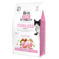 Сухий корм для стерилізованих кішок із чутливим травленням Brit Care Cat GF Sterilized Sensitive 2кг