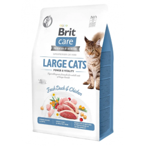 Сухий корм для кішок великих порід Brit Care Cat GF Large cats Power & Vitality 400 г