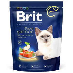 Сухий корм для котів Brit Premium by Nature Cat Adult Salmon 800 г Сухий корм для котів Brit Premium by Nature Cat Adult Salmon 800 г