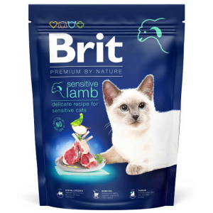 Сухий корм для котів із чутливим травленням Brit Premium by Nature Cat Sensitive 8кг Сухий корм для котів із чутливим травленням Brit Premium by Nature Cat Sensitive 8кг