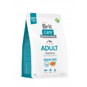 Корм для собак малих і середніх порід Brit Care Dog Grain-free Adult беззерновий з лососем, 3 кг Корм для собак малих і середніх порід Brit Care Dog Grain-free Adult беззерновий з лососем, 3 кг