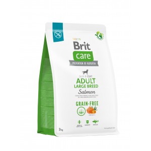 Корм для собак великих порід Brit Care Dog Grain-free Adult Large Breed беззерновий з лососем, 3 кг
