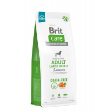 Корм для собак великих порід Brit Care Dog Grain-free Adult Large Breed беззерновий з лососем, 12 кг