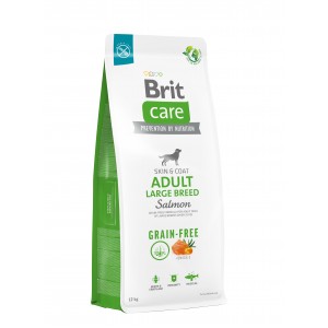 Корм для собак великих порід Brit Care Dog Grain-free Adult Large Breed беззерновий з лососем, 12 кг