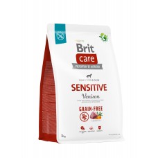 Корм для собак з чутливим травленням Brit Care Dog Grain-free Sensitive беззерновий з олениною, 3 кг