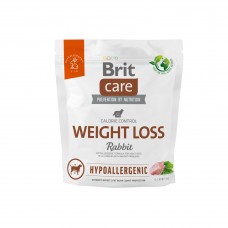 Корм для собак із зайвою вагою Brit Care Dog Hypoallergenic Weight Loss гіпоалергенний з кроликом, 1 кг