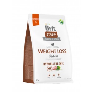 Корм для собак із зайвою вагою Brit Care Dog Hypoallergenic Weight Loss гіпоалергенний з кроликом, 3 кг Корм для собак із зайвою вагою Brit Care Dog Hypoallergenic Weight Loss гіпоалергенний з кроликом, 3 кг