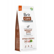 Корм для собак із зайвою вагою Brit Care Dog Hypoallergenic Weight Loss гіпоалергенний з кроликом, 12 кг