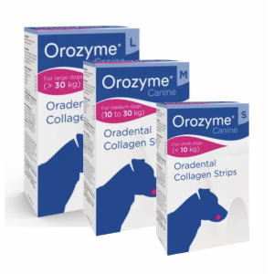 Orozyme жувальні смужки для гігієни ротової порожнини собак, розмір M