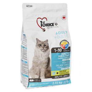 1st Choice Adult Healthy Skin&Coat сухий корм для котів 2,72 кг 1st Choice Adult Healthy Skin&Coat сухий корм для котів 2,72 кг