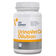 VetExpert UrinoVet Cat Dilution препарат для підкислення сечі котів з проблемами сечовивідних шляхів, 45 таблеток