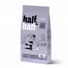 Корм сухий Half&Half для дорослих собак маленьких порід із яловичиною 12 кг Корм сухий Half&Half для дорослих собак маленьких порід із яловичиною 12 кг
