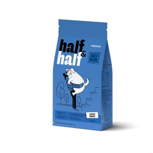 Корм сухий Half&Half для дорослих собак великих порід із яловичиною 2 кг Корм сухий Half&Half для дорослих собак великих порід із яловичиною 2 кг