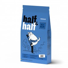 Корм сухий Half&Half для дорослих собак великих порід із яловичиною 12 кг Корм сухий Half&Half для дорослих собак великих порід із яловичиною 12 кг