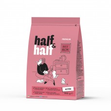 Корм сухий Half&Half для кошенят з яловичиною 300 г
